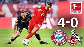 Coutinhos First League Goal amp Lewandowski Brace I Bayern München vs 1 FC Köln I 40 I Highlights [upl. by Girish]