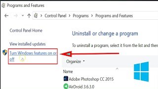 How to turn Windows features On or Off in Windows 10 [upl. by Ruthanne468]