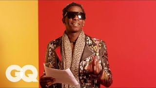 Young Thug Reads the Lyrics to “Best Friend” So You Can Kind Of Understand Them  GQ [upl. by Elinore]