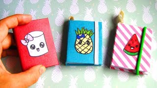 DIY MINI NOTEBOOKS  Makkelijke Kawaii Notitieboekjes How to [upl. by Rochella]