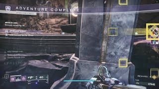 Aphelions Rest Legend Lost Sector Hunter Solo  Destiny 2 The Dreaming City [upl. by Naeerb]