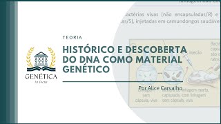 Teoria Histórico e Descoberta do DNA como Material Genético [upl. by Ylecic390]