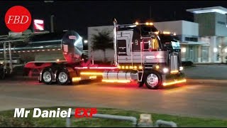 The Cleanest Oldschool Kenworth Cabover Aerodyne Sleeper Ive Seen  K100 [upl. by Elatnahs]