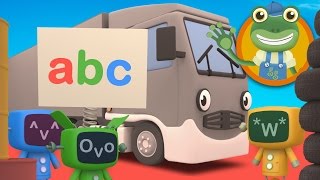 Geckos Garage ABC  Learn the Alphabet with Big Trucks [upl. by Tema]