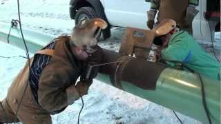 Pipeline Welding  A Day On The Hot Pass [upl. by Fidelity]