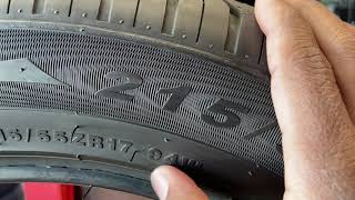 How to Read a Tire Size amp Understanding a Tire Sidewall [upl. by Stanton]