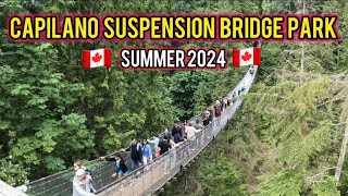 Exploring Capilano Suspension Bridge Park North Vancouver BC  Canada [upl. by Eniamej982]