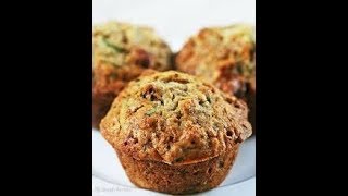 How to Make Healthy Zucchini Muffins [upl. by Anegroeg392]