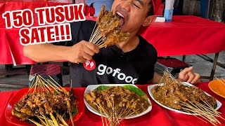 CHALLENGE MAKAN 150 TUSUK SATE PADANG [upl. by Mckale99]