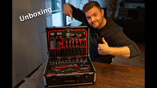 Unboxing  Meister Werkzeugtrolley 230teilig [upl. by Ollecram]