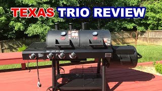 Char Griller Texas Trio Review [upl. by Uzia16]