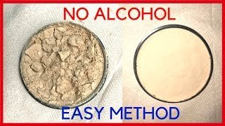 DIY  HOW TO FIX BROKEN COMPACT POWDERMAKEUP WITHOUT ALCOHOL [upl. by Arnelle780]