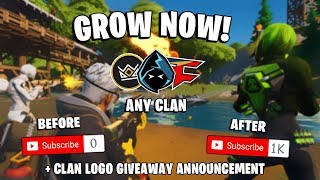 How To Grow A Fortnite Clan Beginners Guide [upl. by Bamby462]