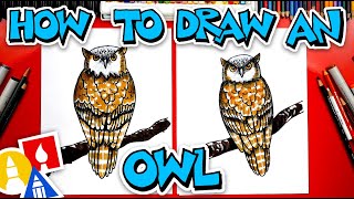 How To Draw A Realistic Owl [upl. by Yud]