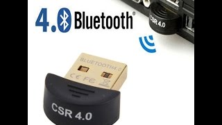 USB Bluetooth V40 адаптер на чипе CSR8510 A10 [upl. by Irreg]