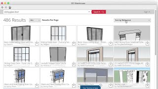 3D Warehouse Searching and Downloading [upl. by Nagey]