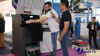 Foldimate Laundry Folding Autonomous Domestic Robot at CES 2019 [upl. by Ellevehc]