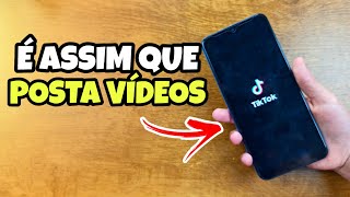 COMO POSTAR VÍDEO NO TIKTOK EM 2023 [upl. by Leorsiy82]