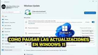 Cómo pausar las actualizaciones en Windows 11 [upl. by Attehcnoc]