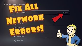 How To FixResolve All PS5 Network Errors 2021 Tutorial [upl. by Lyman]