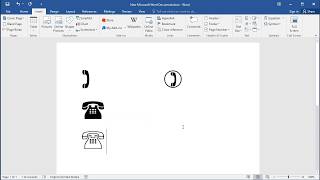 How to insert Telephone sign symbol in Word [upl. by Rezeile]