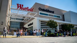 Watch as customers enter Roseville Galleria as the mall reopens to indoor shopping [upl. by Ellocin908]