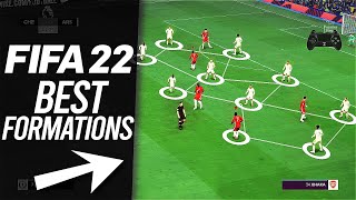 FIFA 22  BEST FORMATIONS amp TACTICS [upl. by Sucy]