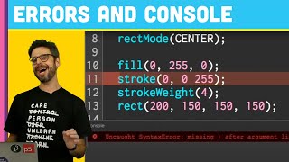 Whoops Errors in the p5js Web Editor 15 [upl. by Ajani]