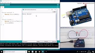 Arduino Serial Communication using UART [upl. by Aimej728]