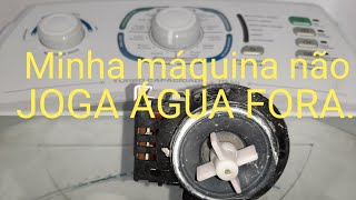 MÁQUINA DE LAVAR NÃO JOGA ÁGUA FORA [upl. by Craggy691]