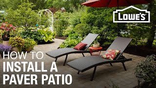 How To Design and Install A Paver Patio [upl. by Namzaj]