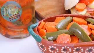 How To Make The Best Mexican Style PICKLED CARROTS MexMundoKitchen [upl. by Nikos718]