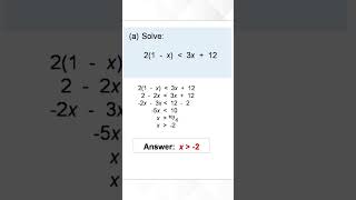 Inequality Math Problem [upl. by Urba]