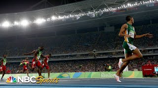 Wayde van Niekerk obliterates 400m world record at Rio Olympics  Zulu radio call I NBC Sports [upl. by Haneeja]