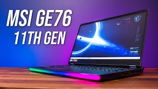 MSI’s Most Powerful Laptop Upgraded GE76 11th Gen Review [upl. by Araldo]