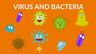 Virus and Bacteria  video for kids [upl. by Salli78]