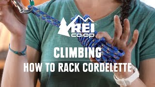 How to Rack Cordelette  REI [upl. by Amin]