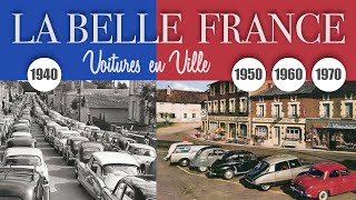 LA BELLE FRANCE  Voitures anciennes en Ville  Années 1950  1960  1970 [upl. by Allerus]