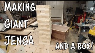 Giant Jenga Game EASY DIY How to make [upl. by Nawad]