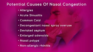 Causes of Nasal Congestion [upl. by Riplex]