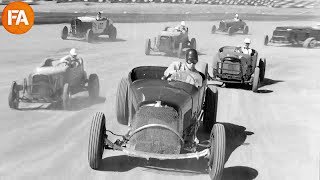 Car Racing in the 1940s  Vintage Footage [upl. by Crispas]