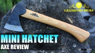 Gransfors Bruks Mini Hatchet Review  OsoGrandeKnives [upl. by Haisi637]