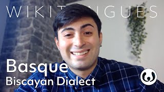 The Basque language casually spoken  Andrew speaking Biscayan  Wikitongues [upl. by Gariepy]