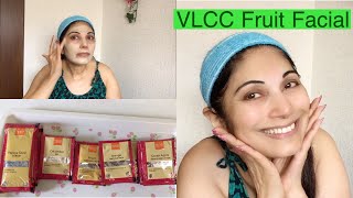 HOW TO DO FACIAL AT HOME STEP BY STEP USING VLCC FRUIT FACIAL KIT [upl. by Chema]