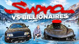 1000HP Supra terrorizing Billionaires Hypercarmeet in Switzerland [upl. by Jelena]