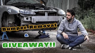 MG TF Front Bumper Removal  GIVEAWAY [upl. by Eillas2]