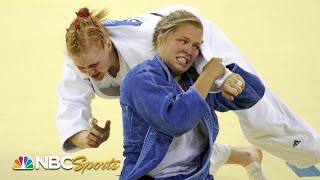 Ronda Rousey dominates for historic judo bronze at 2008 Beijing Olympics  NBC Sports [upl. by Lemkul]