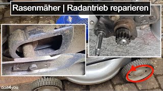 Rasenmäher  Radantrieb reparieren  DIY  How To  TUTORIAL [upl. by Gipson314]