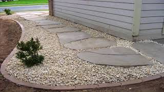 Landscaping Ideas With Rocks And Pavers [upl. by Idnerb]