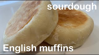 How to make Sourdough English Muffins [upl. by Aikahc]